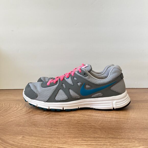 Nike Revolution 2 Gray Athletic Running Shoes 554902-006 Women's Size US 8 - Picture 2 of 10